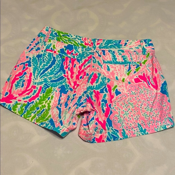 Lilly Pulitzer The Callahan Shorts Let’s Cha Cha Vibrant colors Mid Rise Size 6 - Picture 12 of 12
